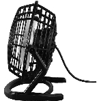 Вентилятор Rix RDF-1500USB чёрный, настольный, 2.5 Вт, 1 скорость, 10 см