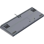Клавиатура проводная A4Tech Fstyler FS300 механическая черный/серый USB for gamer LED (FS300 PANDA ROCK)