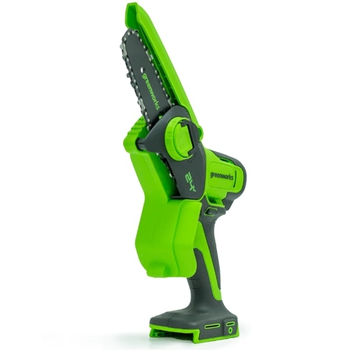 Цепная мини пила GreenWorks G24MCS10K2 аккумуляторная, 24v, 10 см, c АКБ 2АЧ и ЗУ (2008207UA)