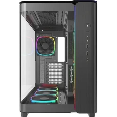 Компьютерный корпус Montech King 95 PRO черный без БП ATX 4x120мм 2x140мм 2xUSB3.0 1xUSB3.1 audio bott PSU
