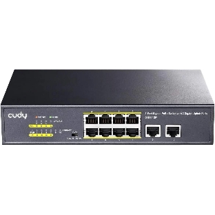 Коммутатор Cudy GS1010P, 8×1 Гбит/с, 2×1 Гбит/с