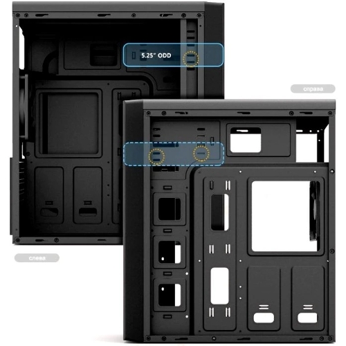 Компьютерный корпус Zalman ZM-T6 черный без БП ATX 1xUSB 2.0 1xUSB 3.0 audio bott PSU