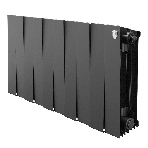 Радиатор биметаллический Royal Thermo PianoForte 300 черный - 10 секц.