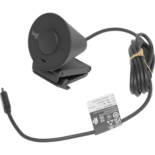 Веб-камера Logitech Brio 300 1920x1080, 30 кадр/с, USB Type-C, микрофон (шумоподавление), автоматическая фокусировка, автоосвещение, универсальное крепление