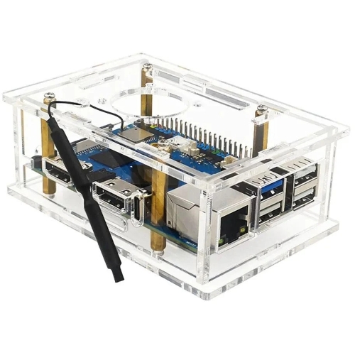 Компьютерный корпус ACD Orange Pi 5 pro Acrylic case