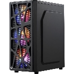 Компьютерный корпус Aerocool/Formula MANA черный без БП ATX 6x120мм 2xUSB 2.0 1xUSB 3.0 audio bott PSU
