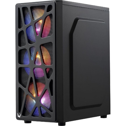 Компьютерный корпус Aerocool/Formula MANA черный без БП ATX 6x120мм 2xUSB 2.0 1xUSB 3.0 audio bott PSU