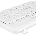 Клавиатура Oklick 305M проводная, USB Type-A, белый