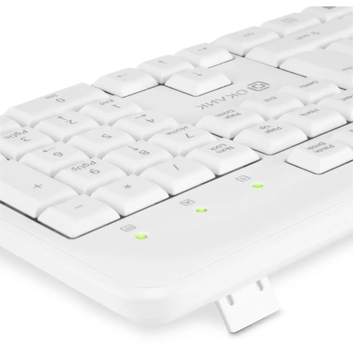 Клавиатура Oklick 305M проводная, USB Type-A, белый