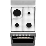 Плита комбинированная Darina 1E КМ241 321 W белый, конфорок 3 газовых и 1 электрическая, духовка 50 л, 50 см x 85 см x 60 см