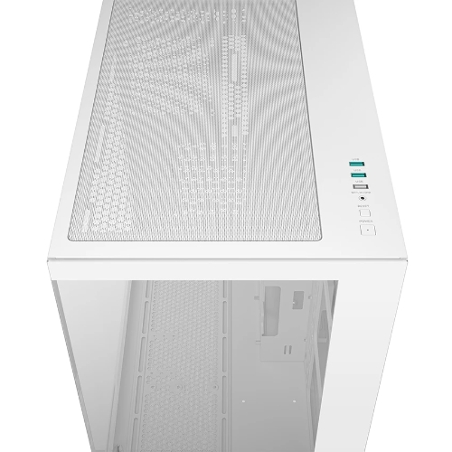 Компьютерный корпус Deepcool CG530 WH белый без БП ATX 2x120мм 2x140мм 2xUSB2.0 1xUSB3.0 audio bott PSU