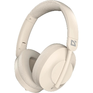 Беспроводные/проводные наушники Defender FreeMotion B485 бежевый, накладные, Bluetooth + проводной, складная конструкция, до 8 ч