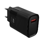 Сетевое зарядное устройство MORE CHOICE (4620202553416) NC09m 1USB 3.0A QC3.0 15W, черный
