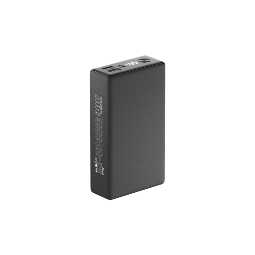 Портативный аккумулятор OLMIO QX-20, 20000mAh, 22.5W, QuickCharge3.0/PowerDelivery, LCD, графитовый
