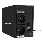 Источник бесперебойного питания (инвертор, синус, для котла) ExeGate SineTower SN-600.LCD.AVR.2SH 600VA/360W, чистая синусоида, LCD дисплей, AVR, 2*Schuko, линейно-интерактивный, черный