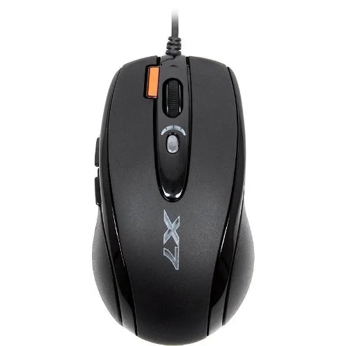 Мышь проводная A4Tech X-718BK черный, 3000 dpi, USB, кнопки - 7