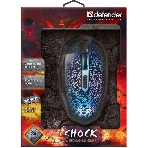 Мышь проводная Defender Shock GM-110L черный, 3200 dpi, USB, кнопки - 6