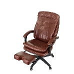Кресло Бюрократ T-9950MSG-F/BROWN-PU коричневый, экокожа