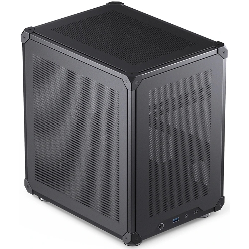 Компьютерный корпус JONSBO C6 Black MATX без БП, mini-ITX, micro-ATX, черный