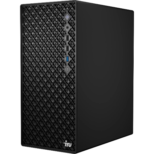 Компьютер IRU Tactio 520B6SB MT Ryzen 5 8600G (4.3) 16Gb SSD 512Gb RGr FreeDOS 2.5xGbitEth 450W черный (RUS) (2116631)