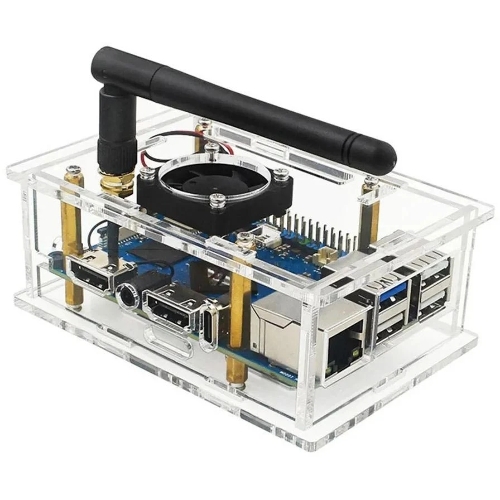 Компьютерный корпус ACD Orange Pi 5 pro Acrylic case