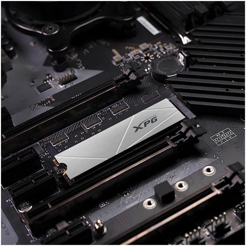 Накопитель SSD ADATA XPG GAMMIX S60, 512Gb, PCIe 4.0 x4, M.2 2280, NVMe, R/W 4700/1700, с радиатором