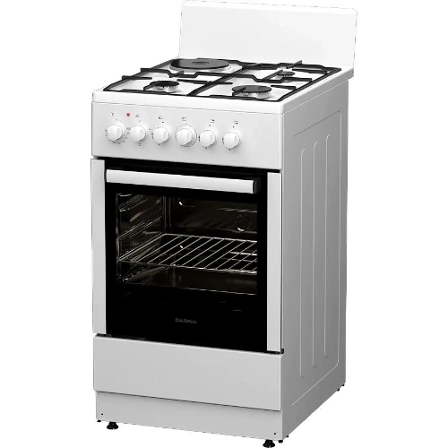 Плита комбинированная Darina 1E КМ241 321 W белый, конфорок 3 газовых и 1 электрическая, духовка 50 л, 50 см x 85 см x 60 см