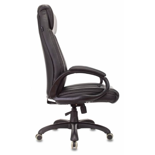 Кресло Бюрократ T-9922N Leather Venge Black черный, экокожа