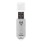 Флешка USB Smartbuy V-CUT SILVER (SB64GbVC-S3), 64Gb, USB 3.0, R/W 75/25, серебристый