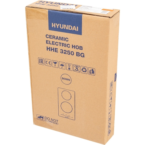 Варочная панель Hyundai HHE 3210 BG черный