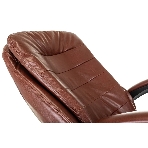 Кресло Бюрократ T-9950MSG-F/BROWN-PU коричневый, экокожа