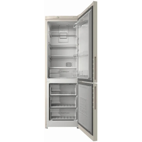 Холодильник Indesit ITR 4180 E бежевый двухкамерный 220/78л морозилка снизу