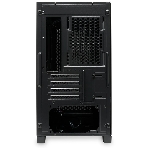 Компьютерный корпус без блока питания HSPD M340, Mesh Mid Tower, черный, TG, 0.5 SPCC, no fans, mATX, mITX, 165/350/200мм, 2x2.5