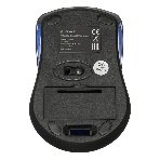 Мышь беспроводная Oklick 485MW черный/синий, 1200 dpi, радиоканал, USB, кнопки - 3