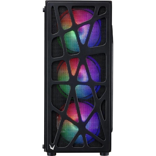 Компьютерный корпус Aerocool/Formula MANA черный без БП ATX 6x120мм 2xUSB 2.0 1xUSB 3.0 audio bott PSU