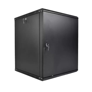 Шкаф телекоммуникационный настенный разборный ЦМО ЭКОНОМ 18U (600 650) дверь металл, черный