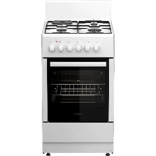 Плита комбинированная Darina 1E КМ241 321 W белый, конфорок 3 газовых и 1 электрическая, духовка 50 л, 50 см x 85 см x 60 см