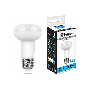 Лампа светодиодная Feron LB-463 11вт Е27 R63, 6400K дневной