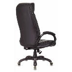 Кресло Бюрократ T-9922N Leather Venge Black черный, экокожа