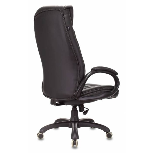 Кресло Бюрократ T-9922N Leather Venge Black черный, экокожа