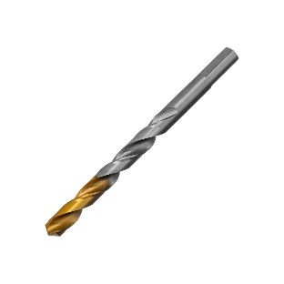 Сверло спиральное по металлу Denzel 9 x 125мм, Р6М5, Golden Tip