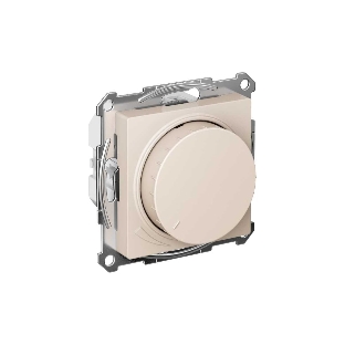 Светорегулятор (диммер) SE AtlasDesign беж, повор-нажим, LED, RC, 400 Вт, мех.