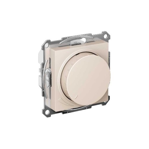Светорегулятор (диммер) SE AtlasDesign беж, повор-нажим, LED, RC, 400 Вт, мех.