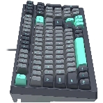 Клавиатура проводная A4Tech Fstyler FS300 механическая черный/серый USB for gamer LED (FS300 PANDA ROCK)