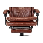 Кресло Бюрократ T-9950MSG-F/BROWN-PU коричневый, экокожа