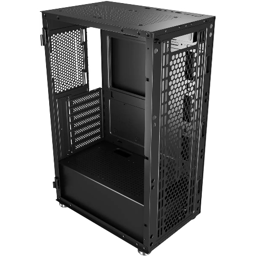 Компьютерный корпус Bloody BD-CC114 черный без БП ATX 8x120мм 1xUSB 2.0 1xUSB 3.0 audio bott PSU