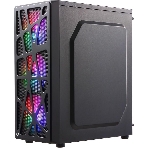 Компьютерный корпус Aerocool/Formula MANA черный без БП ATX 6x120мм 2xUSB 2.0 1xUSB 3.0 audio bott PSU