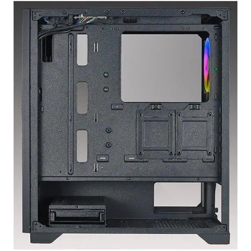 Компьютерный корпус Azza Hive черный без БП ATX 8x120мм 5x140мм 2xUSB 2.0 1xUSB 3.0 audio bott PSU