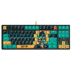 Клавиатура A4Tech Bloody AT87 Renegade проводная USB черный/зеленый