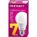 Лампа светодиодная ОНЛАЙТ 71647 OLL-A60-7-230-2.7K-E27 7Вт грушевидная 2700К тепл. белый E27 525лм 176-264В